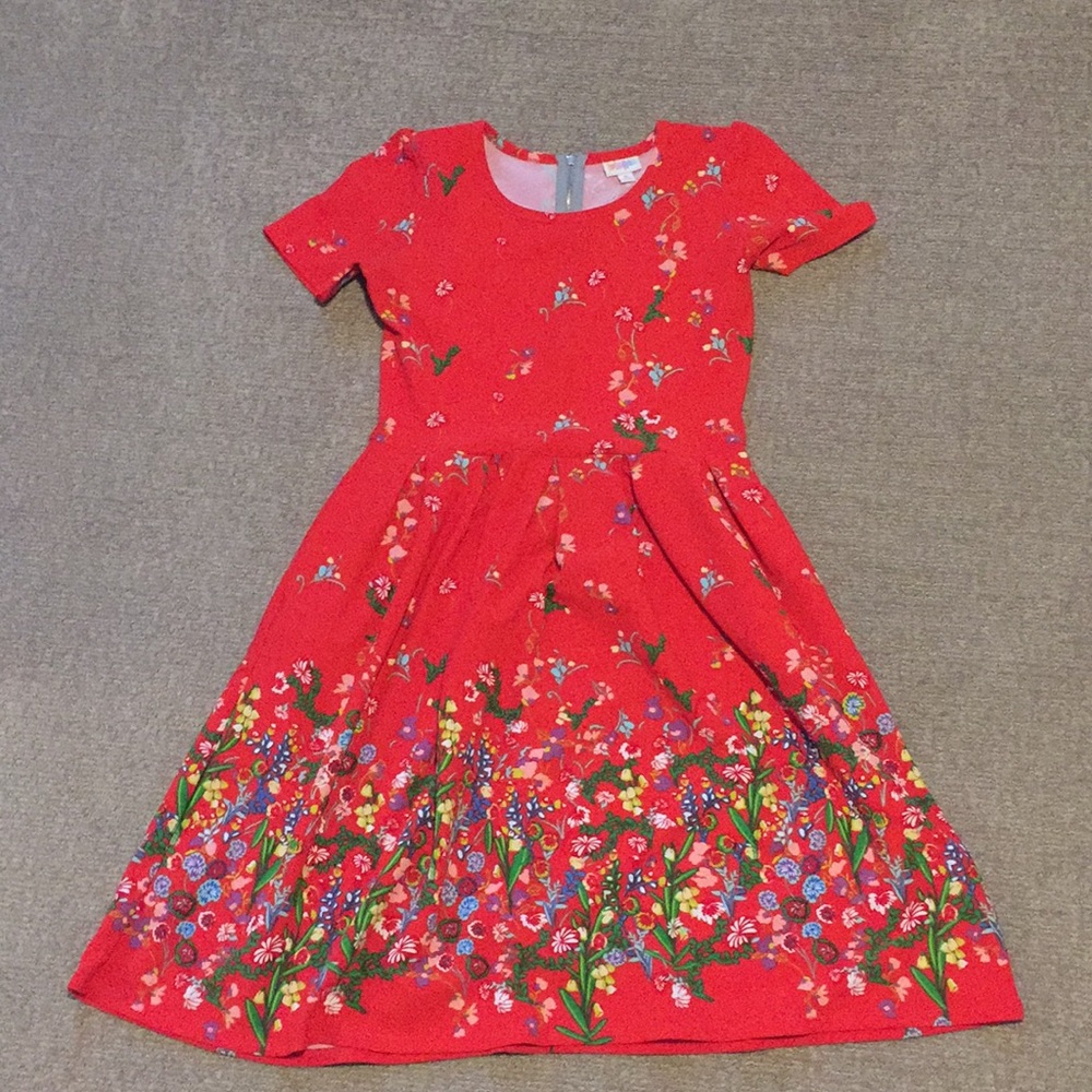 Lularoe Amelia Floral Dress